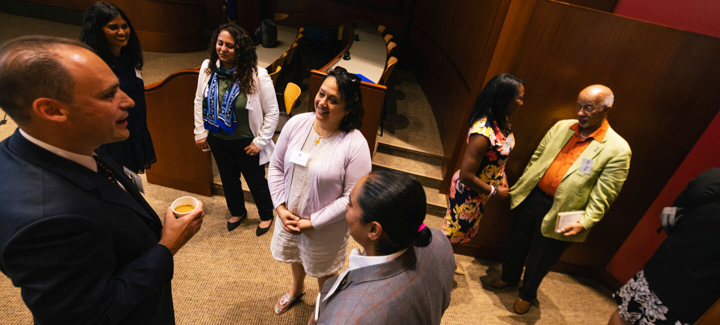 The CT Bar Foundation presents the 10th anniversary of the Attorneys of Color Symposium at the Quinnipiac Law School Ceremonial Courtroom. Four associations of attorneys of color in CT. Topics of discussion included the impact of the pandemic on diversity, equity, and inclusion, as well as a keynote by Connecticut State Comptroller Natalie Braswell.